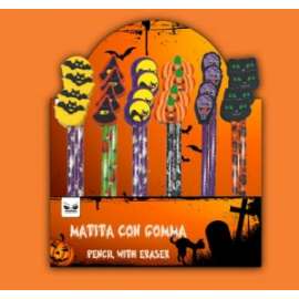 Halloween MATITE C/GOMMA 36pz