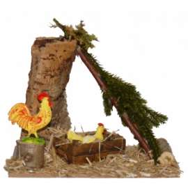 PRESEPE ACCESSORIO C/ANIMALI 13x9x9cm 