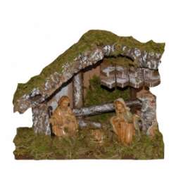 PRESEPE CAPANNA 25x13x21cm 