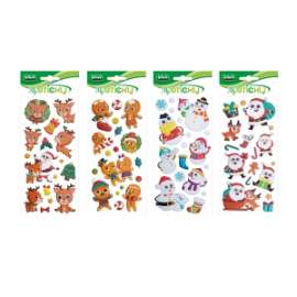 Sticker Natale SOGGETTI ASSORTITI 