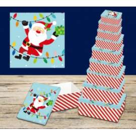 Scatole Regalo BABBO NATALEset 10pz