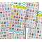 STICKERS LETTERE E NUMERI COLORATI