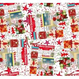 Carta Regalo Natale 70x100 FANTASIA N.121 conf.10fg