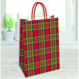 Shopper Natale SCOZZESE 36x41x12 conf.10pz