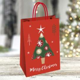 Shopper Natale ROMA 23x29x10 conf.10pz