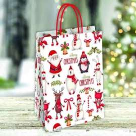 Shopper Natale ADALIA 23x29x10 conf.10pz