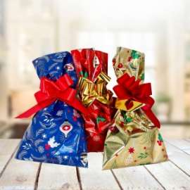 Buste PPL Natale 15x25cm ASSORTIMENTO E conf.100pz