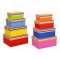 Scatole Regalo RETTANGOLARI RAIMBOW  Set 4pz