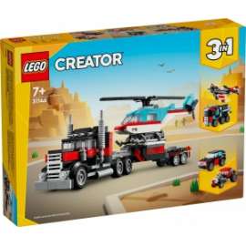 Giochi LEGO Creator - 31146 - AUTOCARRO CON ELICOTTERO