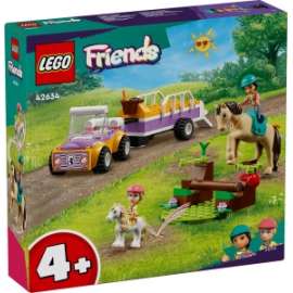 Giochi LEGO Friends - 42634 - RIMORCHIO CON CAVALLO E PONY