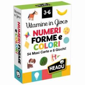 Giochi CARTE VITAMINE IN GIOCO NUMERI, FORME E COLORI