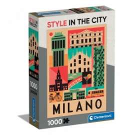 Giochi PUZZLE - 1000 -  STYLE IN THE CITY MILAN