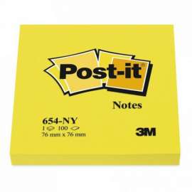 Foglietti Post it® 654 Colore Giallo Neon
