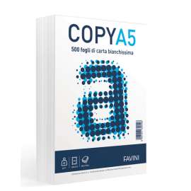 Carta per fotocopiatrici e stampanti Copy A5