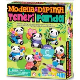 Giochi MODELLA & DIPINGI SIMPATICI PANDA