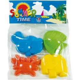 Giochi FORMINE SPIAGGIA ANIMALI set.4pz