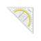 SQUADRA GEOMETRICA SENZA IMPUGNATURA  cm 16 - GEO300SS