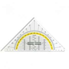 SQUADRA GEOMETRICA CON IMPUGNATURA FISSA  - cm 25 - GEO400PSS