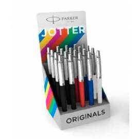 PARKER Expo 20pz JOTTER PLASTIC (Nero-Rosso-Bianco-Blu) 