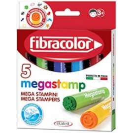 PENNARELLI DISEGNO Fibracolor COLORSTAMP conf.5 colori