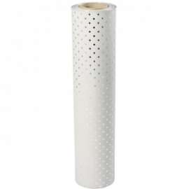 ROTOLO ROLL - Colibri Perfecta- 300mm x 30m BIANCO POIS ARGENTO