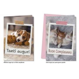 Biglietti Compleanno FANTASIE ASSORTITE conf.12pz
