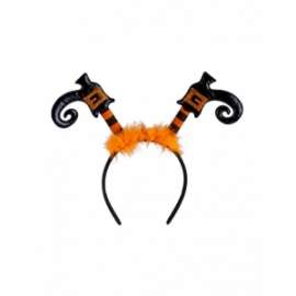 Halloween CERCHIETTO CON GAMBE STREGA