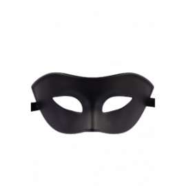 Halloween MASCHERA DOMINO NERA IN PLASTICA