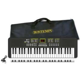 MELODICA  - Bontempi-Scuola- TASTIERA  ELETTRONICA  49tasti  4987  b. Litio + CUSTODIA