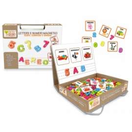 Giochi PUZZLE LETTERE E NUMERI IN LEGNO