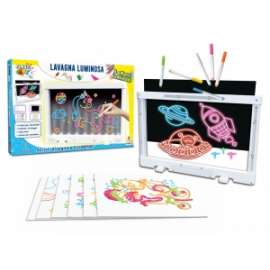 Giochi LAVAGNA LUMINOSA 6 PENNARELLI