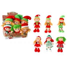 Giochi BAMBOLA STOFFA NATALIZIA 30cm