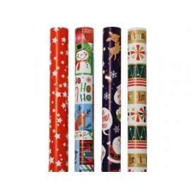 Carta Regalo Natale ROTOLI FANTASIE ASSORTITE 300x100cm