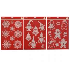Vetrofania Natale SOGGETTI ASSORTITI 30x40cm