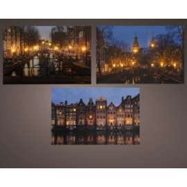 QUADRO C/LUCE LED h.38cm