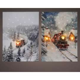 QUADRO C/LUCE LED h.38cm