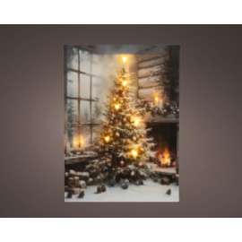 QUADRO C/LUCE LED h.38cm
