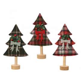 ALBERO SCOZZESE  C/BASE IN LEGNO  h.26cm