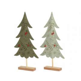 ALBERO C/BASE IN LEGNO h.58cm