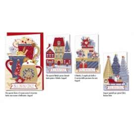 Biglietti Natale FANTASIA conf.12pz