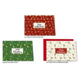 Biglietti Natale FANTASIA conf.12pz