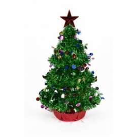 ALBERO 35cm C/PALLINE E 20 LED .22953