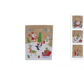 Shopper Natale FANTASIA 14x18x73cm .38480