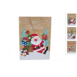 Shopper Natale FANTASIA 44x61x17cm .38916