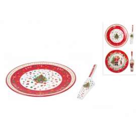 PIATTO DECORATO C/PALETTA . 58103