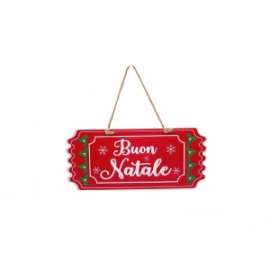 Addobbo IN LATTA BUON NATALE .76684