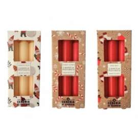 CANDELA IN CONF. REGALO NATALIZIA set 3pz