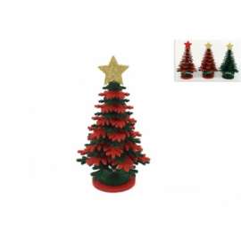 ALBERO FELTRO VERDE/ROSSO 17cm .63841