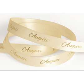 NASTRO AUGURI CREMA15mm x 25mt