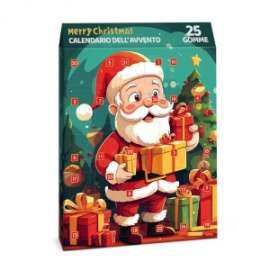CALENDARIO AVVENTO 25 GOMME